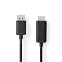 DisplayPort - HDMI-Kabel | 1.4 | DisplayPort Male - HDMI Male | 2,0 m | Zwart - thumbnail