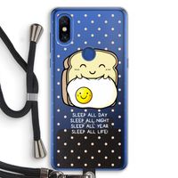 Sleep All Day: Xiaomi Mi Mix 3 Transparant Hoesje met koord
