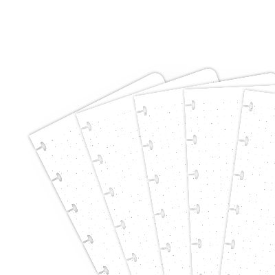 Set Extra Pagina's-A6 - puntjes