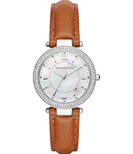 Horlogeband Michael Kors MK2542 Leder Bruin 16mm
