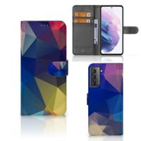 Samsung Galaxy S21 Plus | Book Case | Polygon Dark