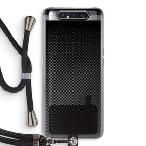 Musketon Halftone: Samsung Galaxy A80 Transparant Hoesje met koord