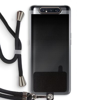 Musketon Halftone: Samsung Galaxy A80 Transparant Hoesje met koord