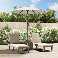 VidaXL Parasol 200x224 cm aluminium zandwit VidaXL Parasol 200x224 cm aluminium zandwit