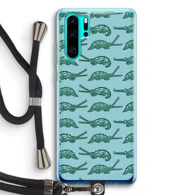 Kroko: Huawei P30 Pro Transparant Hoesje met koord