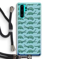 Kroko: Huawei P30 Pro Transparant Hoesje met koord