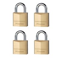 Masterlock 4 x 20mm padlocks ref. 120EURD - keyed alike padlocks - 120EURQNOP