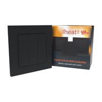 Heatit Z-Push Wall Controller - Zwart - thumbnail