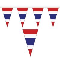 Thailand Vlaggetjes vlaggenlijn slinger - 500 cm - polyester - binnen/buiten - versiering/feestart