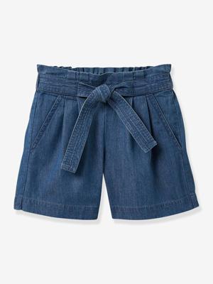 Short en lichte denim CYRILLUS ongewassen denim Short en lichte denim CYRILLUS ongewassen denim