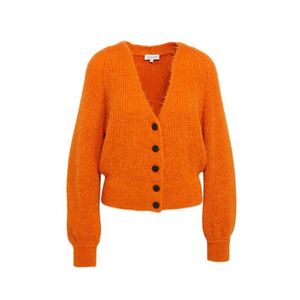 Fabienne Chapot vest Starry met wol oranje