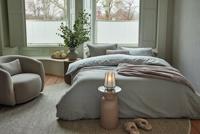 Rivièra Maison Rivièra Maison Dekbedovertrek Emery Taupe 140x200/220 cm