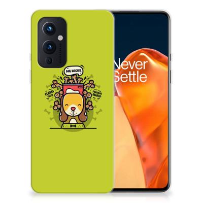 OnePlus 9 Telefoonhoesje met Naam Doggy Biscuit OnePlus 9 Telefoonhoesje met Naam Doggy Biscuit