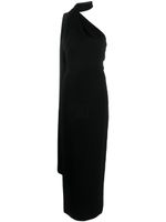 Solace London robe longue une épaule - Noir