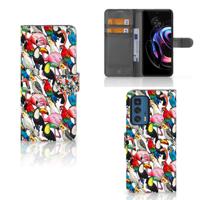 Motorola Edge 20 Pro | Telefoonhoesje | Met pasjeshouder | Birds