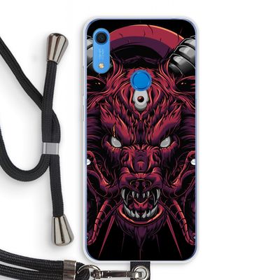 Hell Hound and Serpents: Huawei Y6s Transparant Hoesje met koord