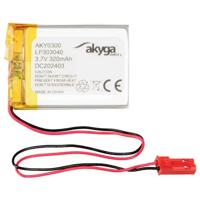 Akyga LP303040 Accupack Batterijgrootte: Speciaal LiPo 3.7 V 320 mAh Akyga LP303040 Accupack Batterijgrootte: Speciaal LiPo 3.7 V 320 mAh