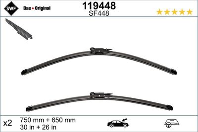 Set 2 Wissers Swf Visioflex 119448
