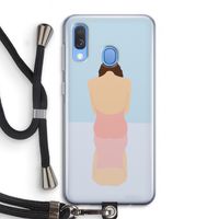 Mirror: Samsung Galaxy A40 Transparant Hoesje met koord Mirror: Samsung Galaxy A40 Transparant Hoesje met koord