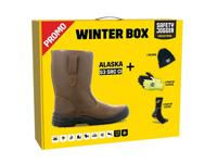 Safety Jogger Winterbox | Alaska veiligheidslaars + sokken + handschoenen + muts | Bruin | Maat 44 - SI9805440 Safety Jogger Winterbox | Alaska veiligheidslaars + sokken + handschoenen + muts | Bruin | Maat 44 - SI9805440