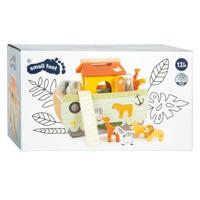 Small Foot houten vormenstoof ark van noach safari, 15dlg.