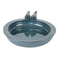 Esschert Design Vogelbad keramiek petrol