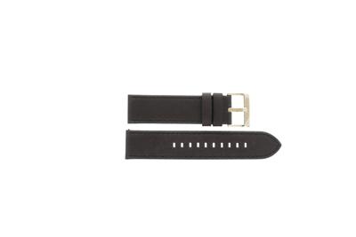 Horlogeband Armani Exchange AX2508 Leder Donkerbruin 22mm