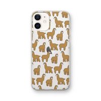 Alpacas: iPhone 12 Transparant Hoesje