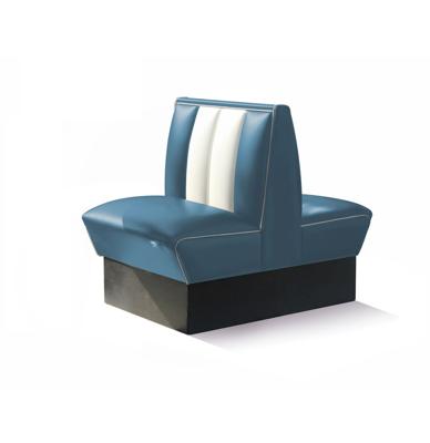 Classic Retro Diner Bank Bel Air HW70 DB Blauw