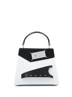 Maison Margiela sac à main Snatched en cuir - Blanc