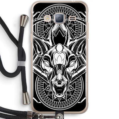 Oh Deer: Samsung Galaxy J3 (2016) Transparant Hoesje met koord