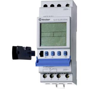 Finder 12.91.8.230.0090 Schakelklok voor DIN-rails 230 V/AC 1x wisselcontact 16 A 250 V/AC Dagprogramma