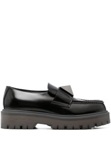 Valentino Garavani mocassins One Stud à plateforme - Noir