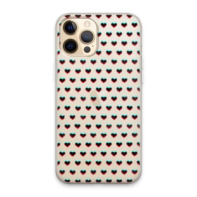 Hartjes: iPhone 13 Pro Max Transparant Hoesje