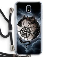Volle maan: Samsung Galaxy J5 (2017) Transparant Hoesje met koord