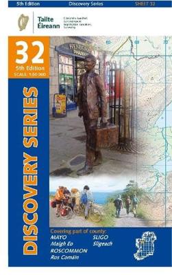 Wegenkaart - landkaart 32 Discovery Mayo / Roscommon / Sligo | Ordnance Survey Ireland