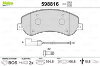 Valeo Remblokset 598816