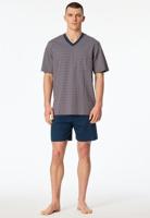 Schiesser Schiesser Heren Pyjama Short red 181161 56/XXL