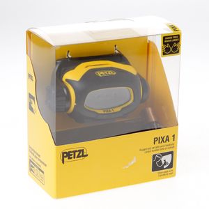Petzl PIXA 1 Zwart, Geel Lantaarn aan hoofdband
