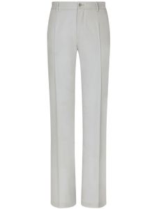 Dolce & Gabbana pantalon de costume à plis marqués - Gris