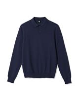 HEMA Herentrui Fijngebreid Donkerblauw (donkerblauw)