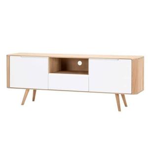 Gazzda Ena dressoir tv-meubel twee 160x42 whitewash