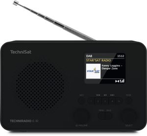 TechniSat TECHNIRADIO 6 IR Zakradio met internetradio Internet, DAB+, VHF (FM) Bluetooth, WiFi, Internetradio Wekfunctie Zwart