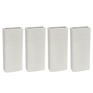 10x Radiator bak luchtbevochtigers / waterverdampers rechthoekig Luna wit 17,7 cm