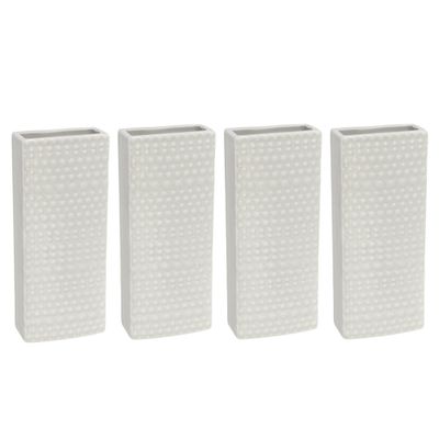 10x Radiator bak luchtbevochtigers / waterverdampers rechthoekig Luna wit 17,7 cm