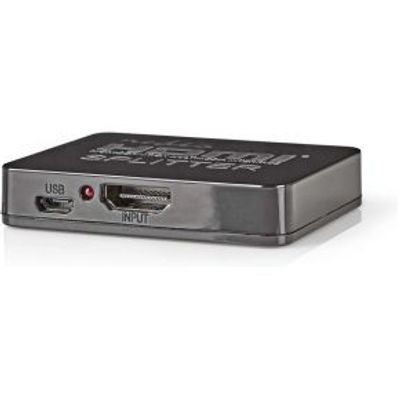 2-poorts | HDMI-Splitter | Zwart