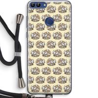Slapende poes: Huawei P Smart (2018) Transparant Hoesje met koord