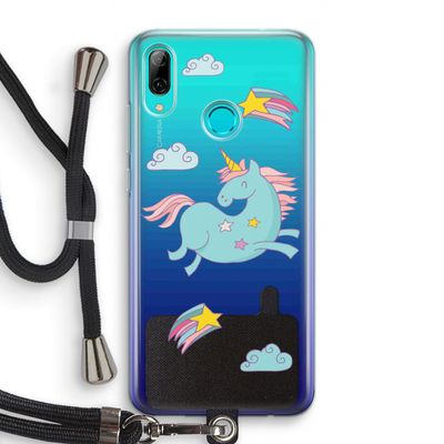 Vliegende eenhoorn: Huawei P Smart (2019) Transparant Hoesje met koord