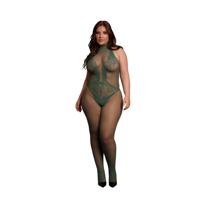 Le Désir by Shots Visnet en Kant Bodystocking - Koningin Maat