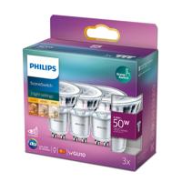 Philips 3 staps dimbare spotsGU10 - 4,8W - 355 lumen - 929002981856 Philips 3 staps dimbare spotsGU10 - 4,8W - 355 lumen - 929002981856